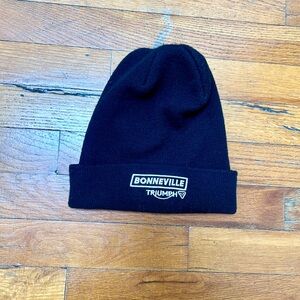 Triumph Black Beanie Hat
